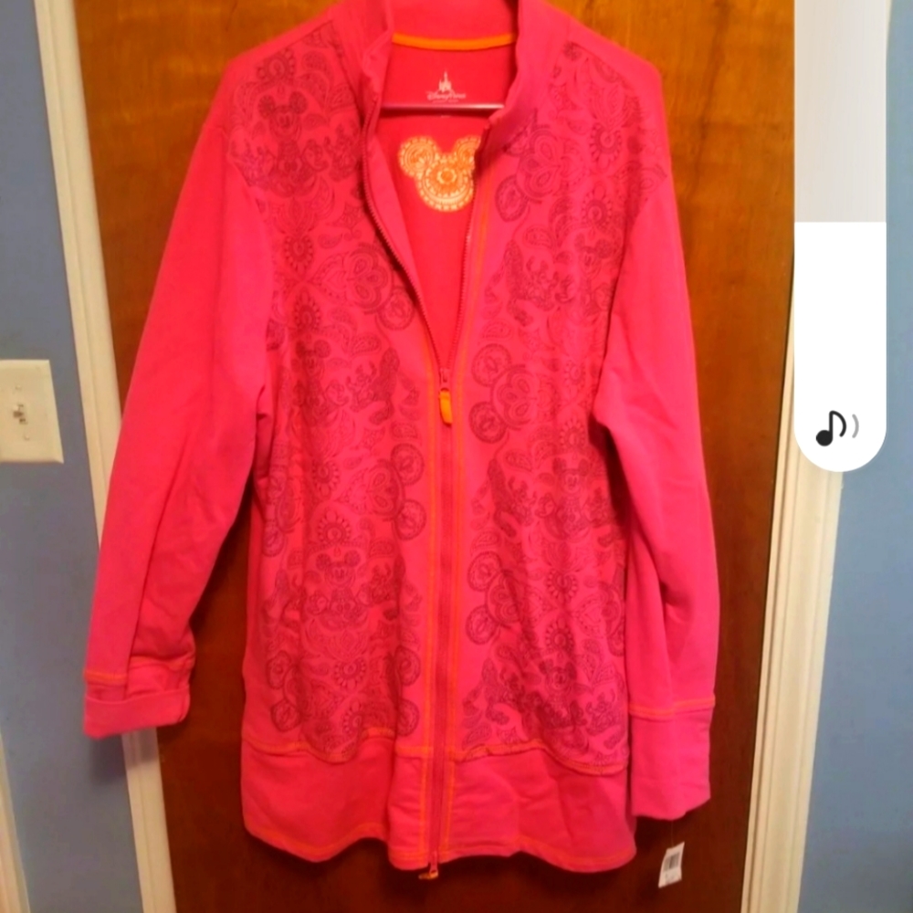 XXL DISNEY HIDDEN MICKEY ZIPUP